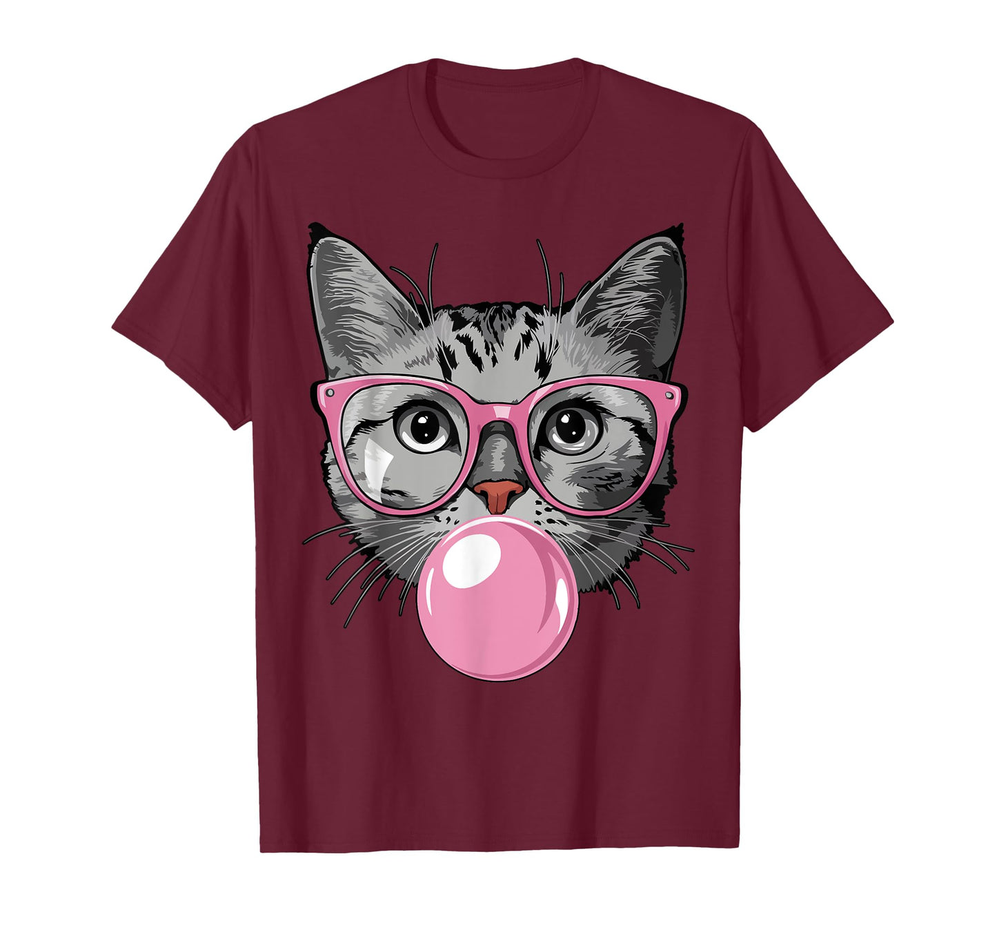 Cute Cat T Shirt Women Funny Cat Lovers T-Shirt