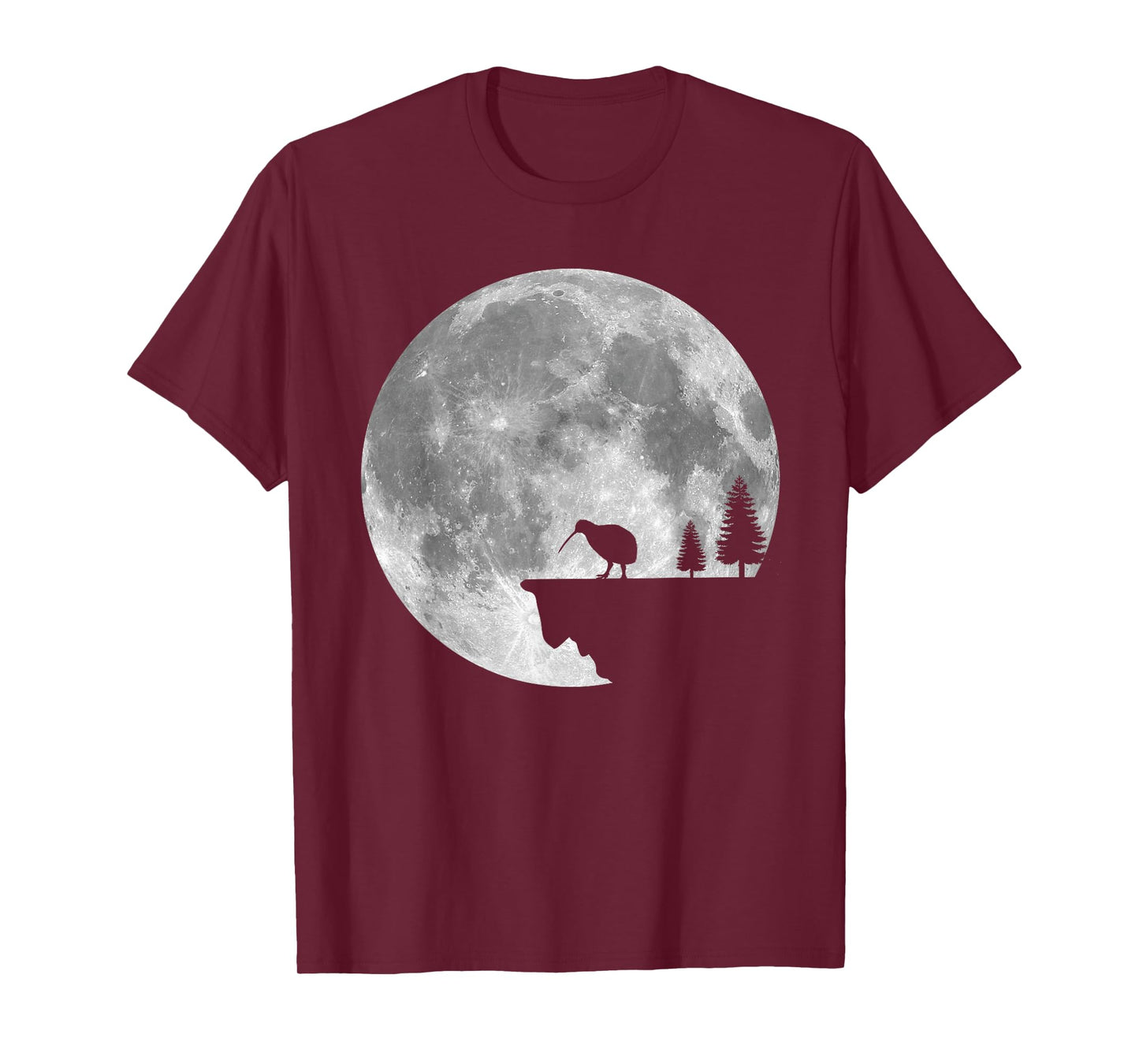 Great Kiwi Bird Moon Design Nature Kiwis T-Shirt