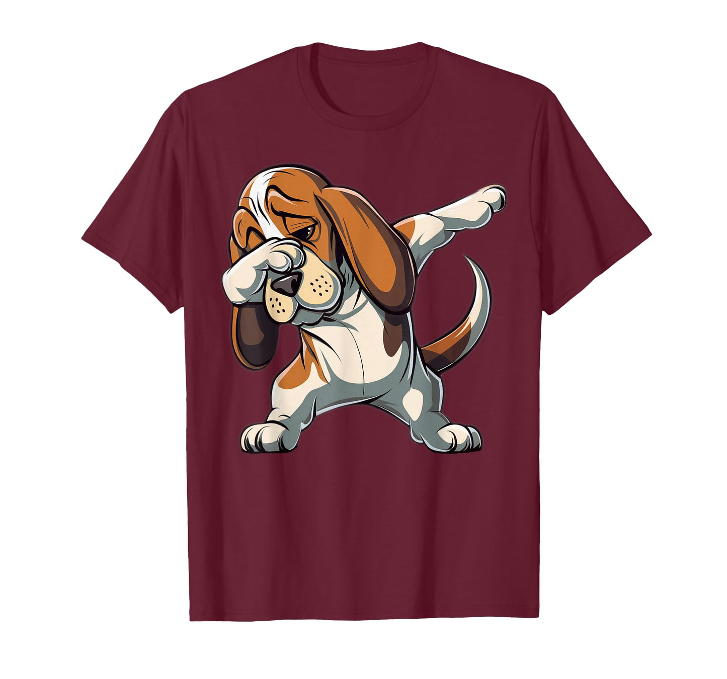 Dabbing Basset Hound Dab Dance Dog Lover Gifts for Men Women T-Shirt
