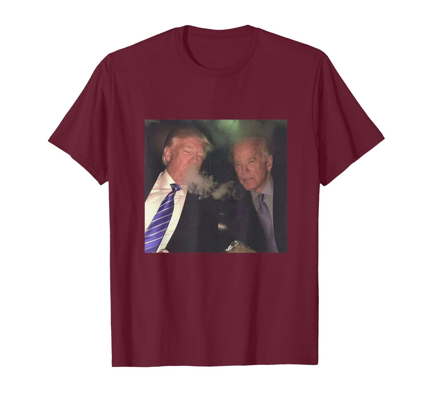 Funny Trump and Biden Smoking T-Shirt