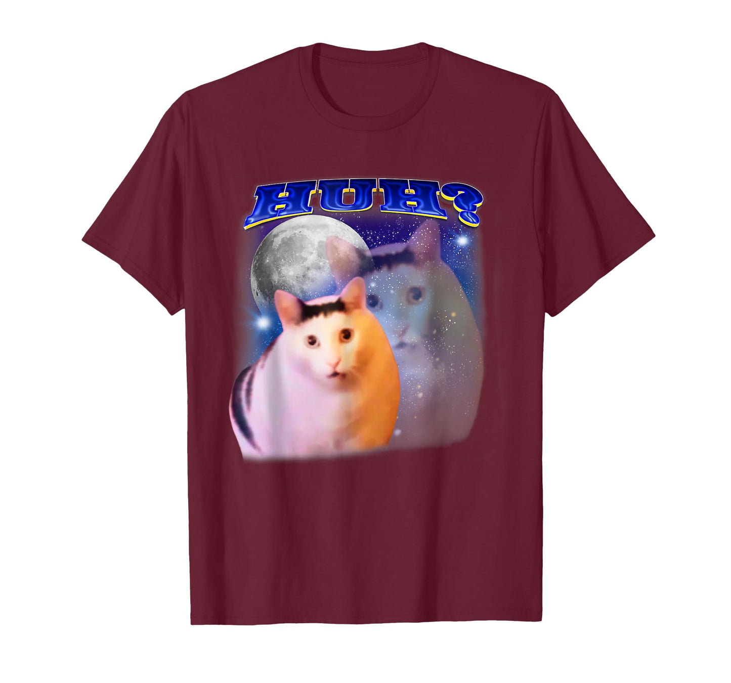 Huh Cat Funny Cat Funny Oddly Specific Dank Meme T-Shirt