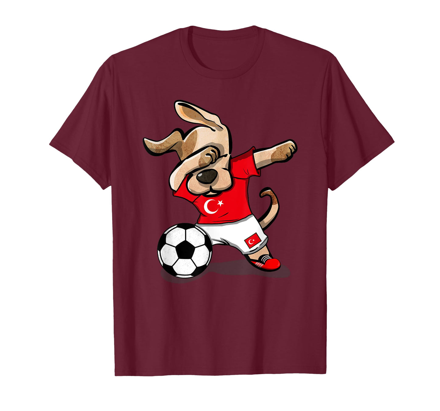 Dog Dabbing Soccer Turkey Jersey Shirt Turkish Football Men Women Kids T-Shirt