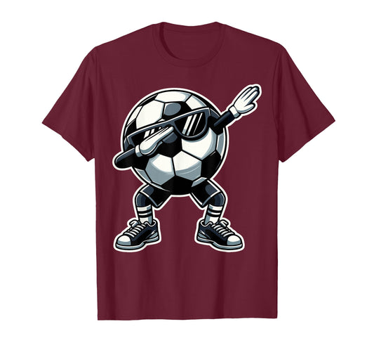 Soccer Ball Dabbing Funny Player Soccer T-Shirt