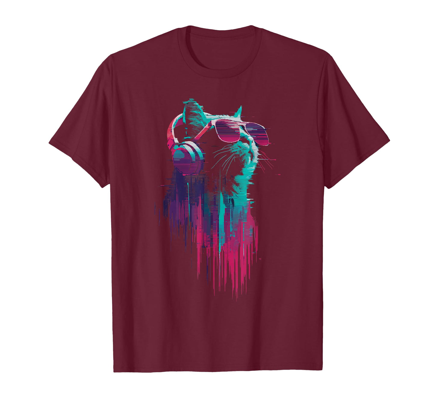 Music Novelty Graphic Men Women Kids Funny Cat Y2K T-Shirt