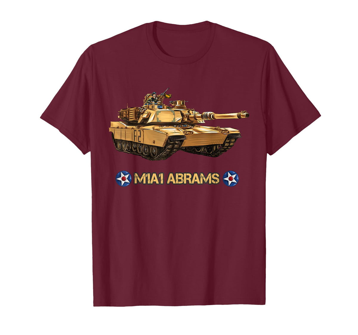 M1A2 Abrams Main Battle Tank Army Tanker Veteran gift T-Shirt
