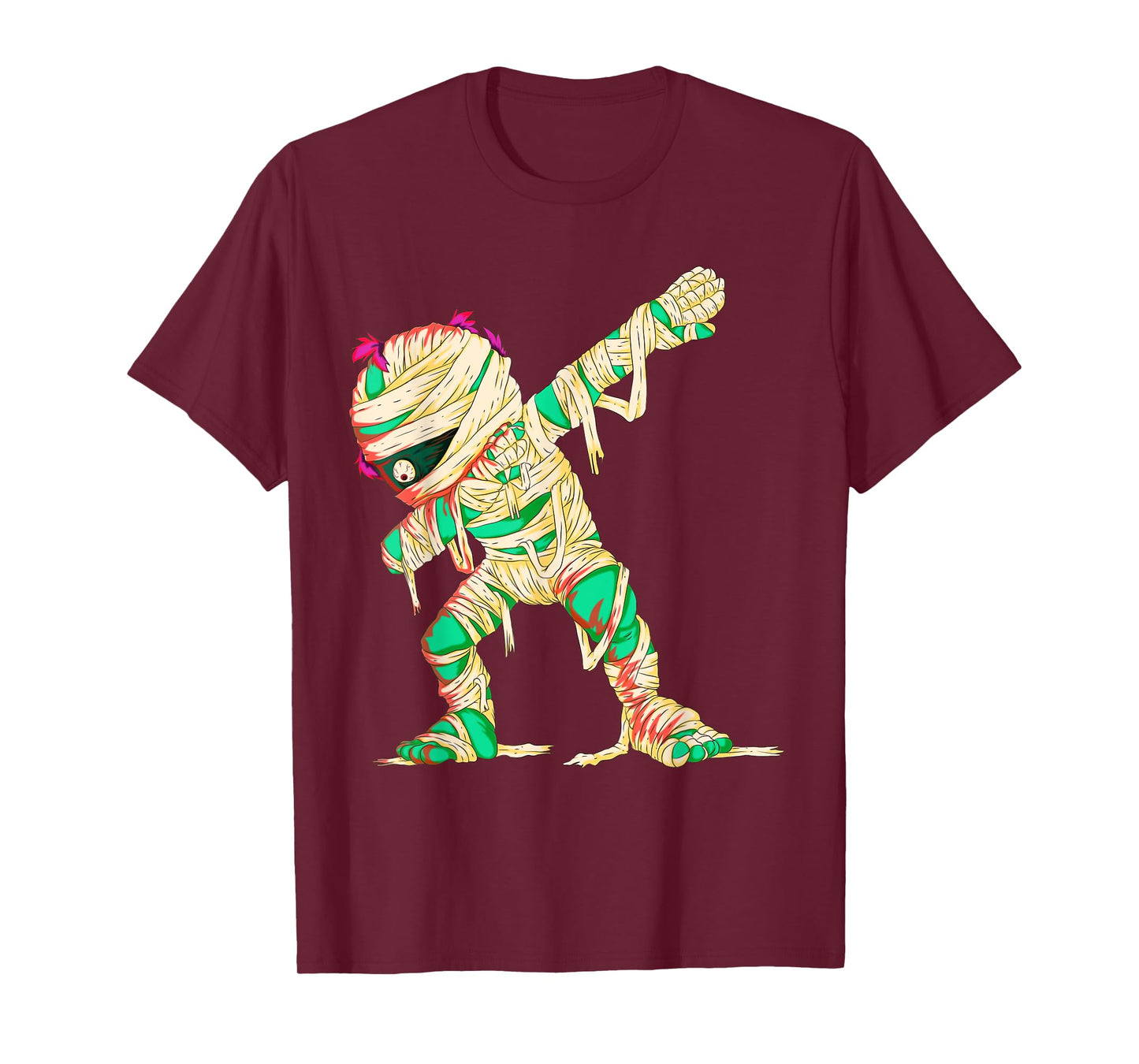 Funny Dabbing Mummy Scary Halloween Costume Spooky Halloween T-Shirt