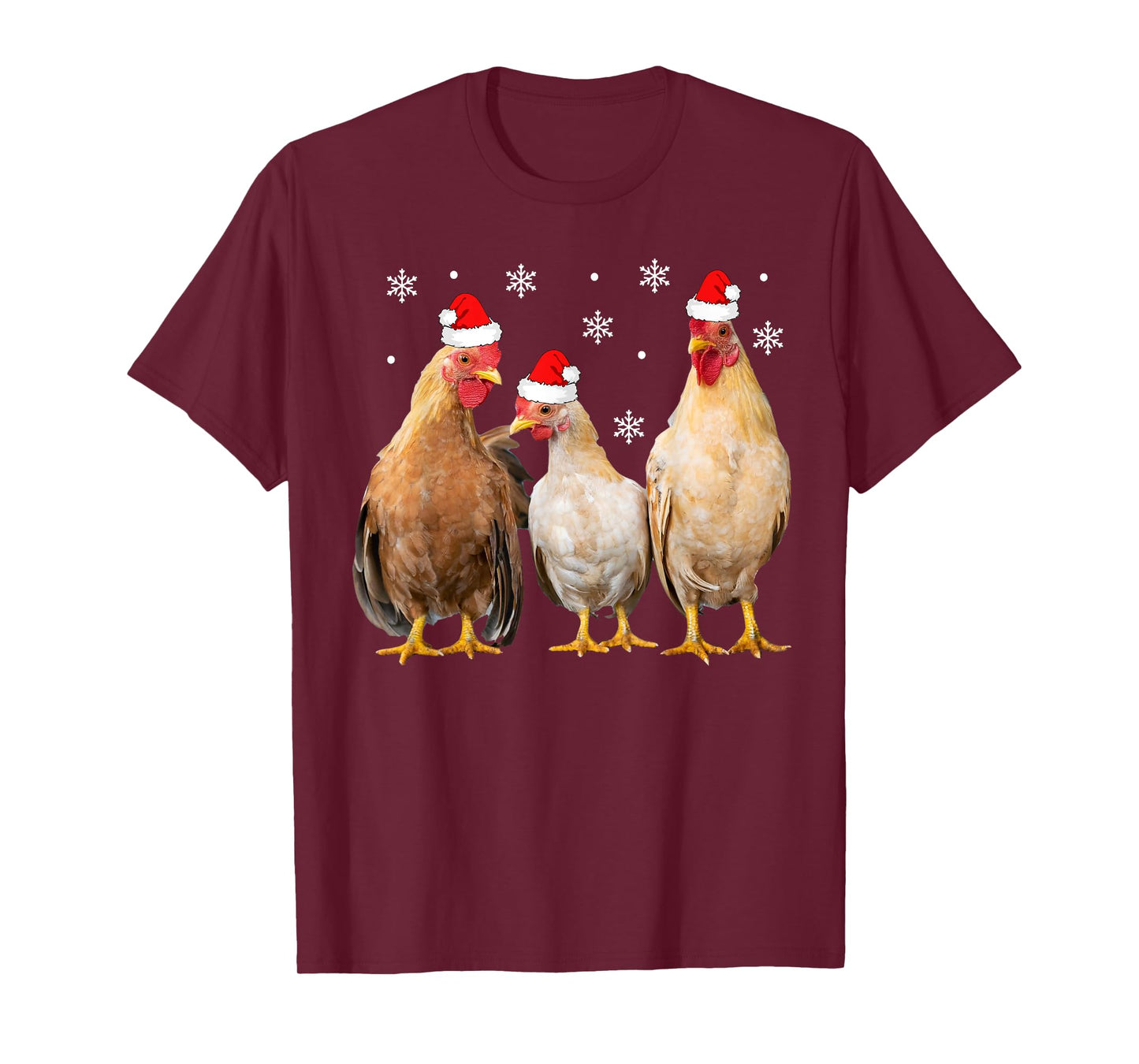 Christmas Chicken Shirt Kids Matching Family Chicken Pajamas T-Shirt