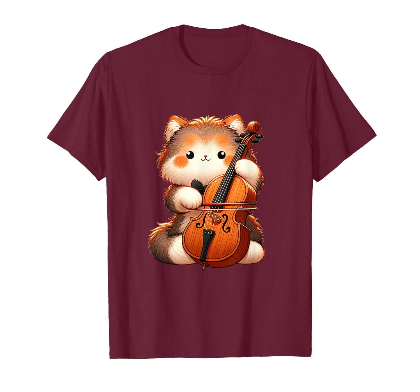 Cat Cello Magical Cello Cat Music T-Shirt for Men Women Kids