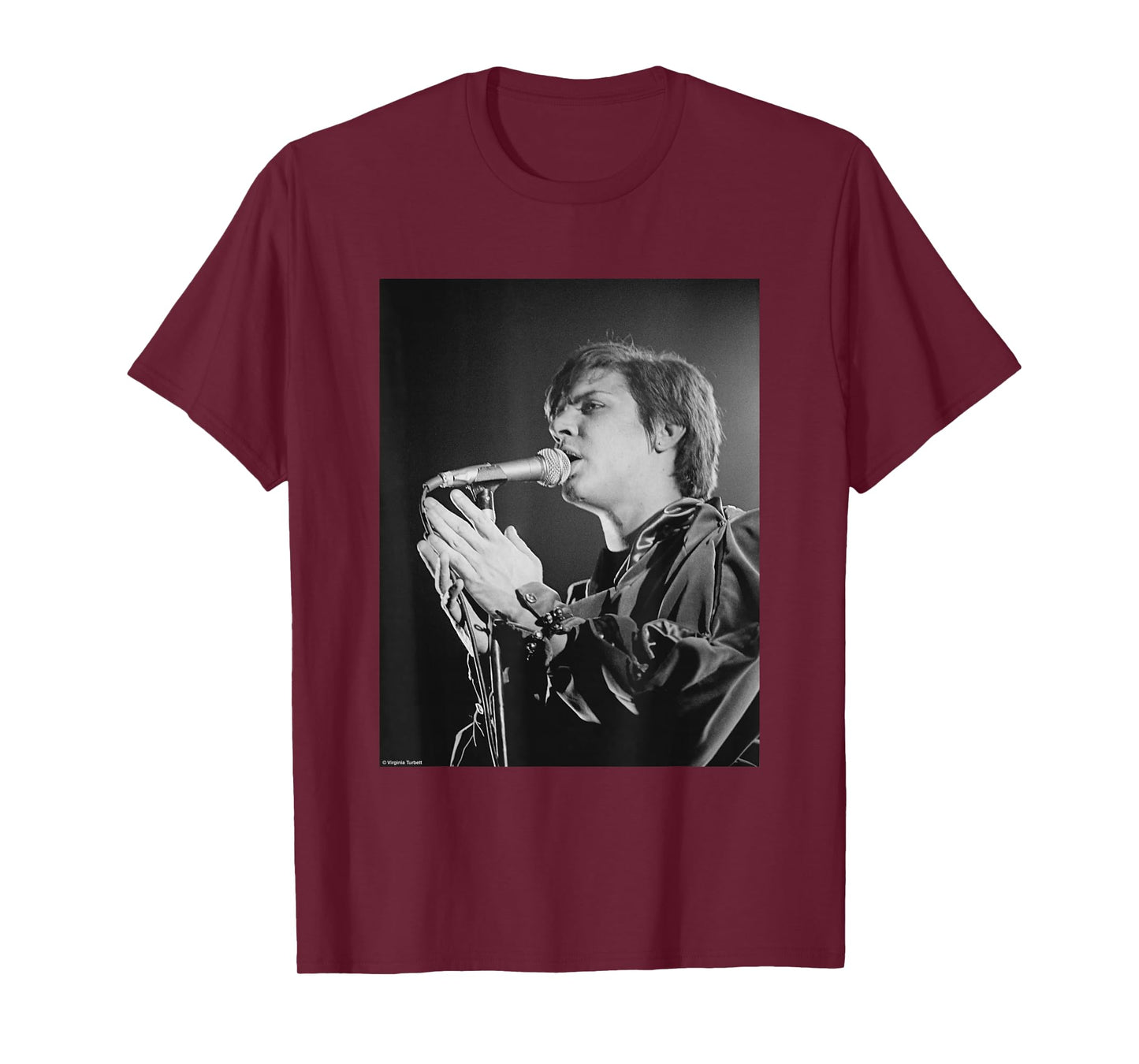 Simon Le Bon Duran Duran Singer 1980 by Virginia Turbett T-Shirt