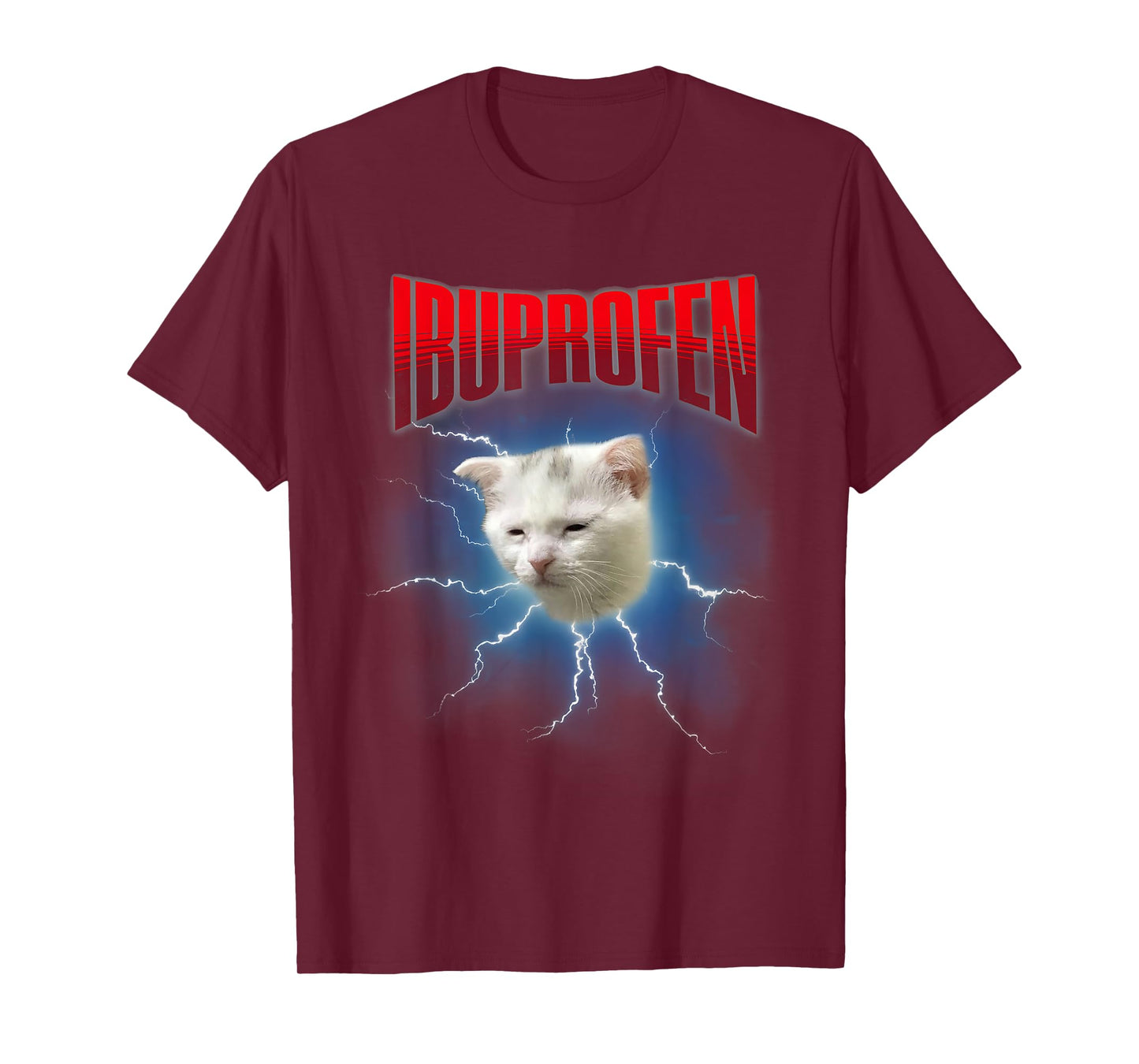 Ibuprofen Cat Hilarious Funny Cat Meme Women Men Cat Lover T-Shirt