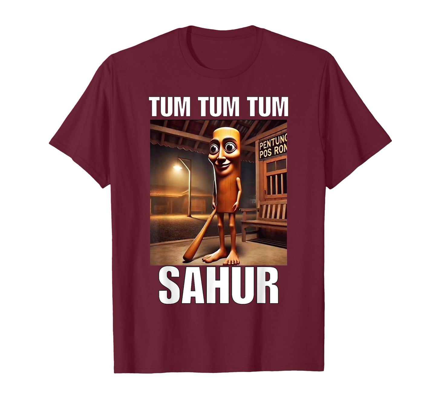 Funny tum tum tum sahur Italian brainrot gen z T-Shirt