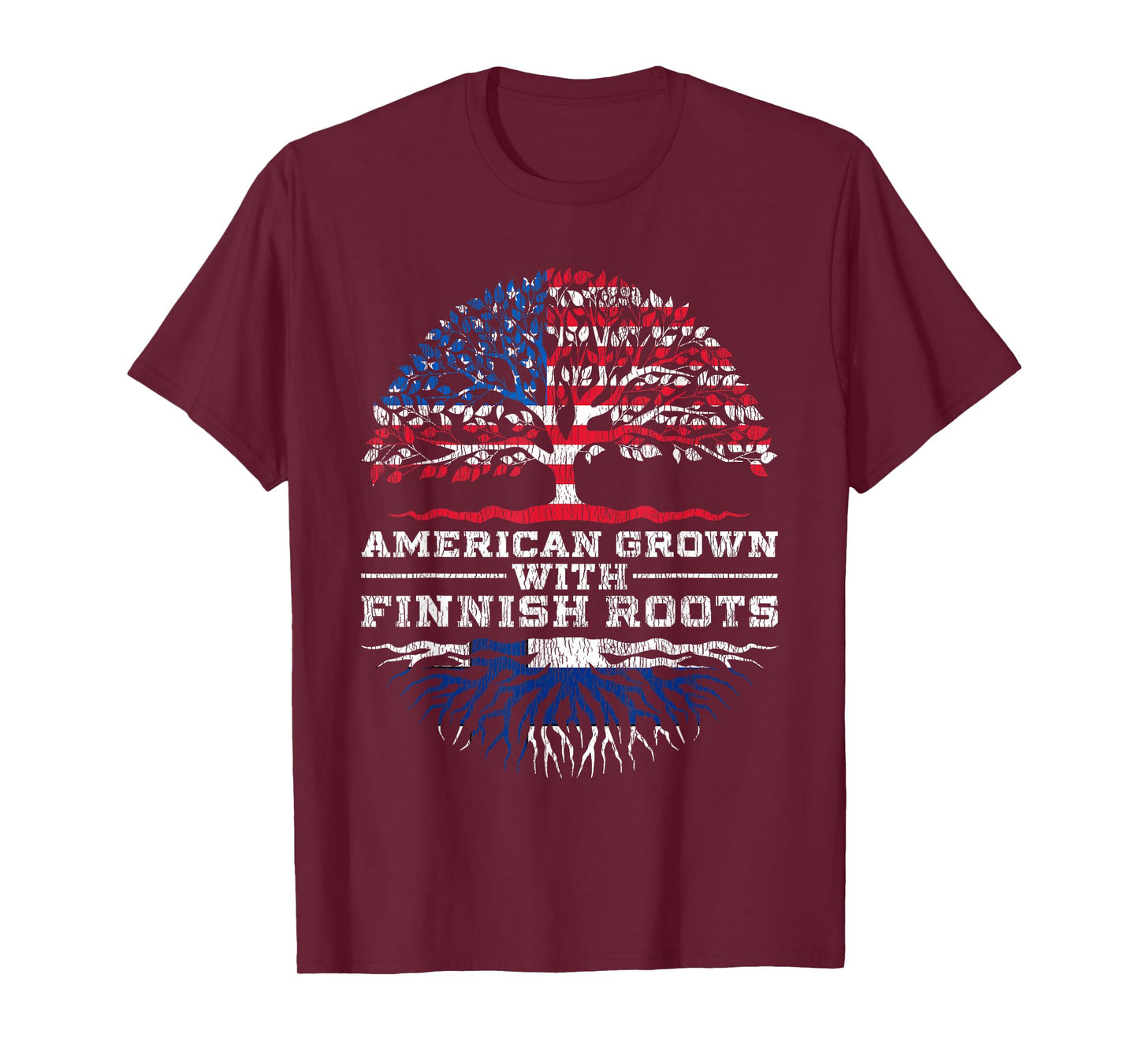 American Grown With Finnish Roots Finland T-Shirt