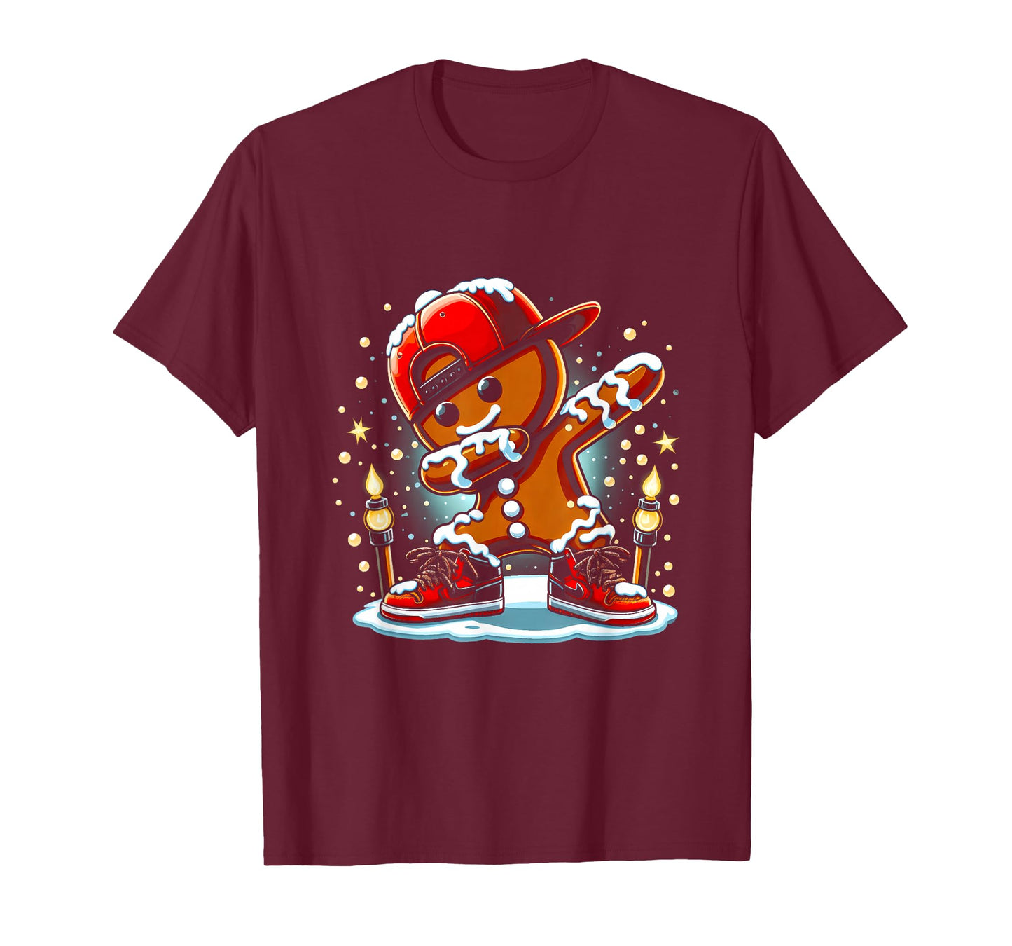 Cool Gingerbread Dabbing Funny Christmas Dab Dance Xmas T-Shirt