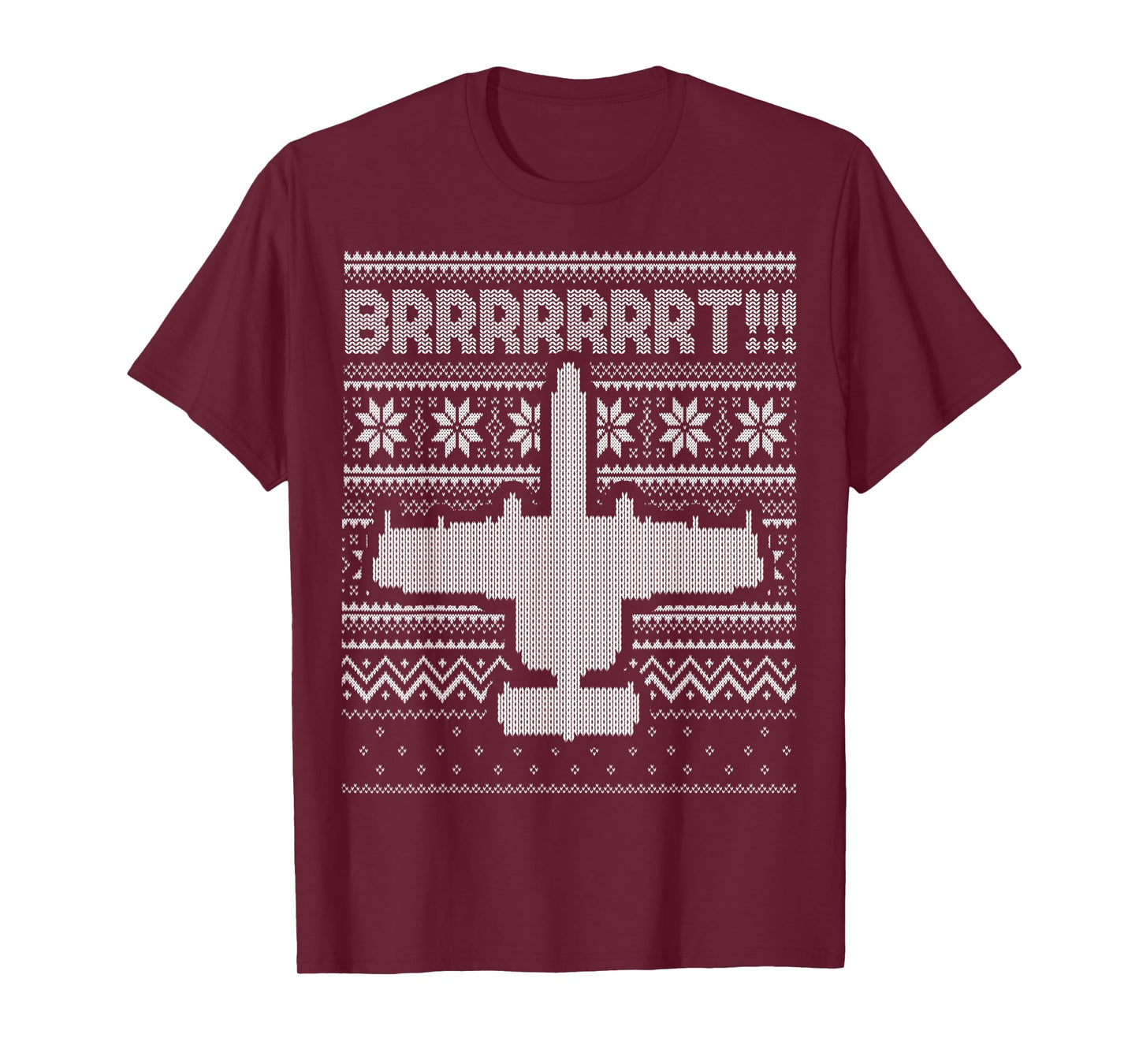 A-10 Warthog Ugly Xmas Tee fighter jet usaf pilot or crew