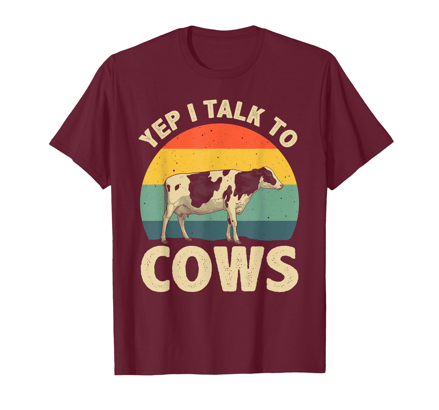 Cool Cow Design For Men Women Dairy Farmer Farming Cow Lover T-Shirt