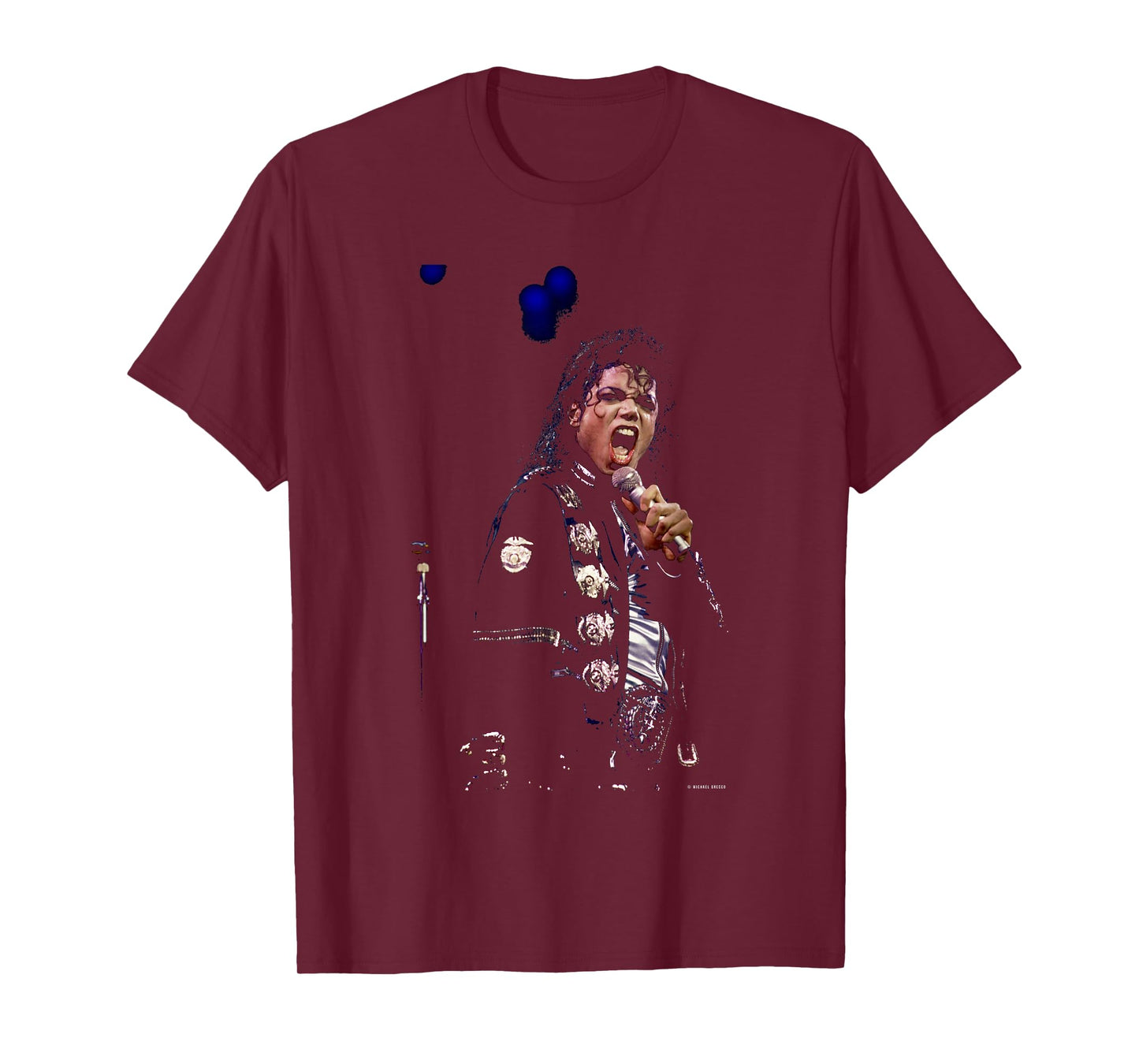 Michael Jackson Live California Bad Tour by Michael Grecco T-Shirt