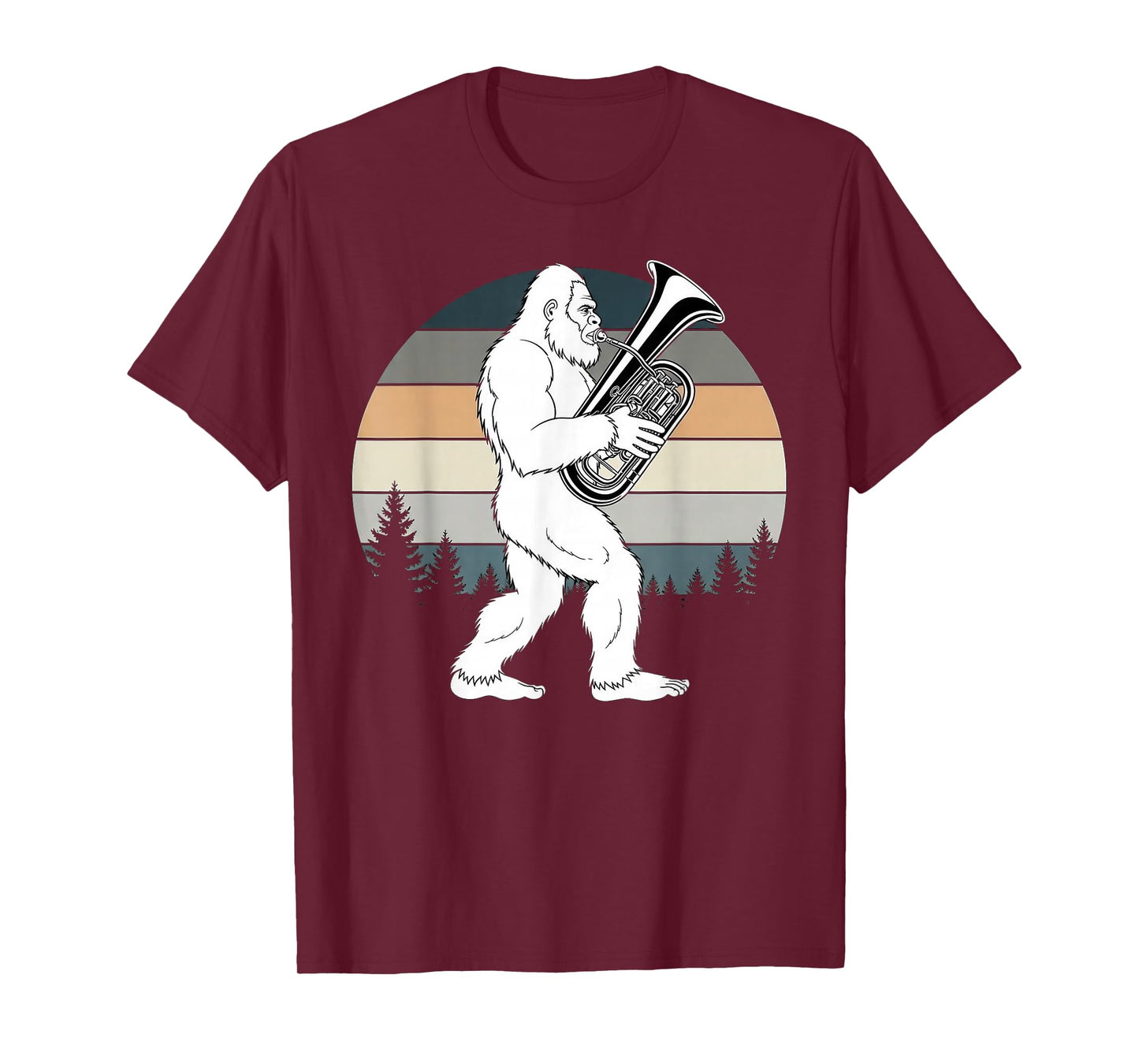 Bigfoot Euphoniumist Marching Band Baritone Euphonium T-Shirt