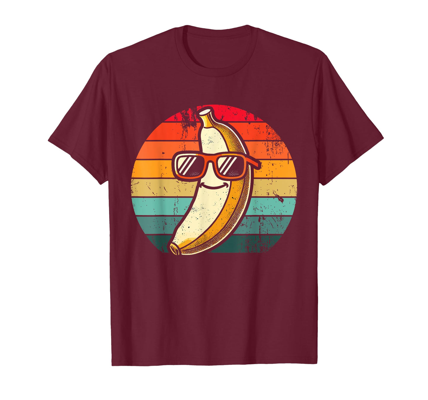Retro Banana Novelty Men Women Kids Funny Banana T-Shirt