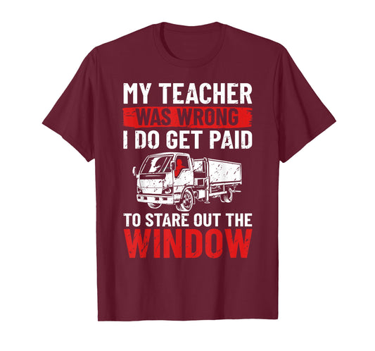 18 Wheeler Semi-trailer Trucker Truck Driving Truck Driver T-Shirt
