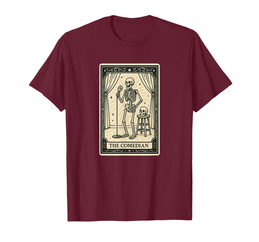 The Comedian Tarot Card - Comedy Joke Spooky Gothic Witchy T-Shirt