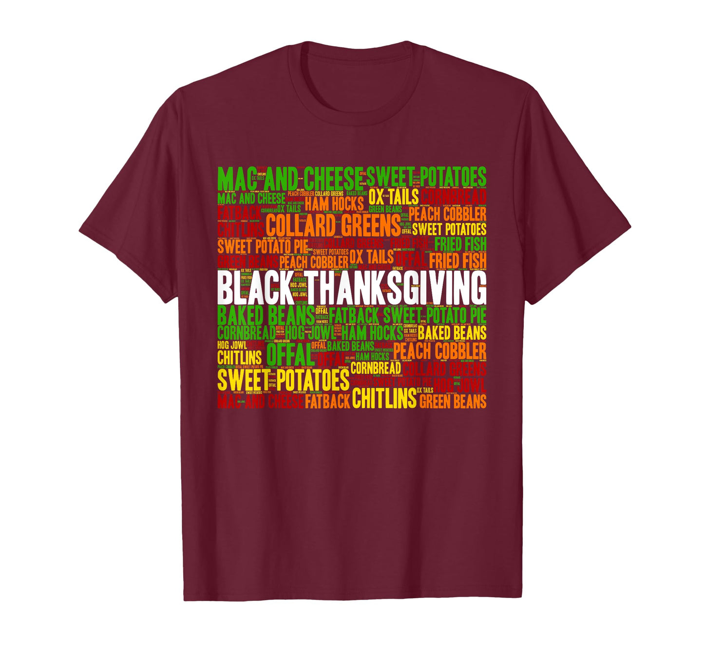 African American Thanksgiving Tradition Foods T-Shirt