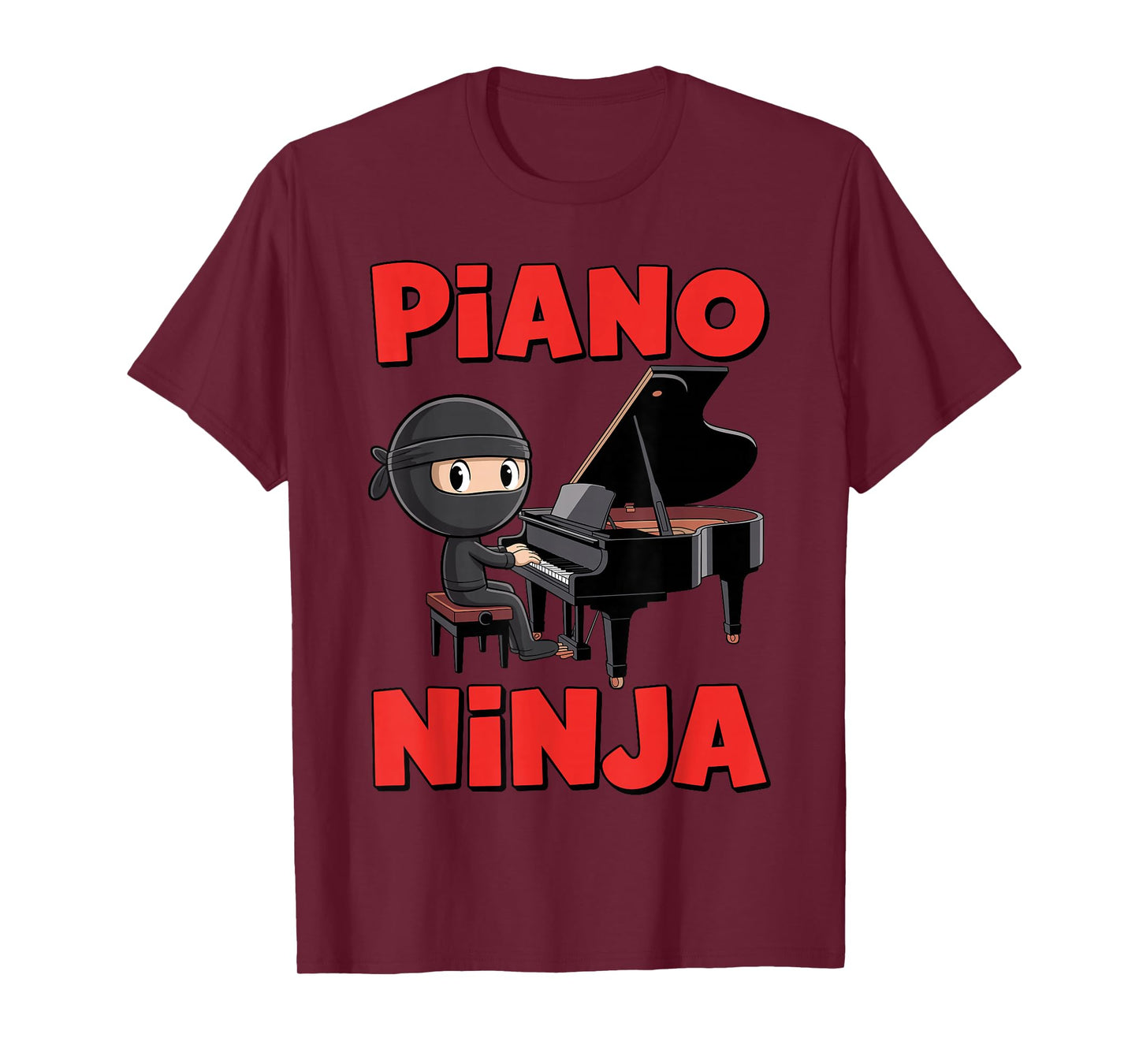 Funny Piano Novelty for Men Women Kids Music Piano Player T-Shirt