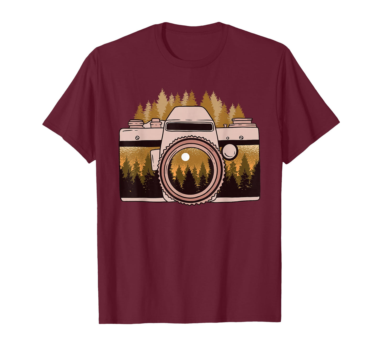 Camera Nature Photography Forest Photographer Gift T-Shirt