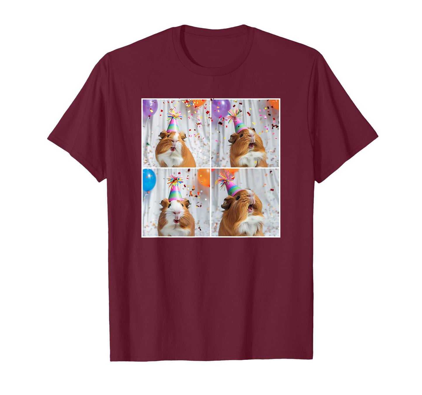 Funny Guinea Pig Face Pet Cavy Mom Guinea Pig Birthday T-Shirt