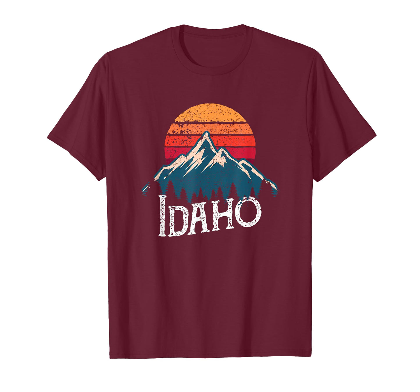 Vintage Idaho ID Mountains Outdoor Wildness Retro T-Shirt T-Shirt