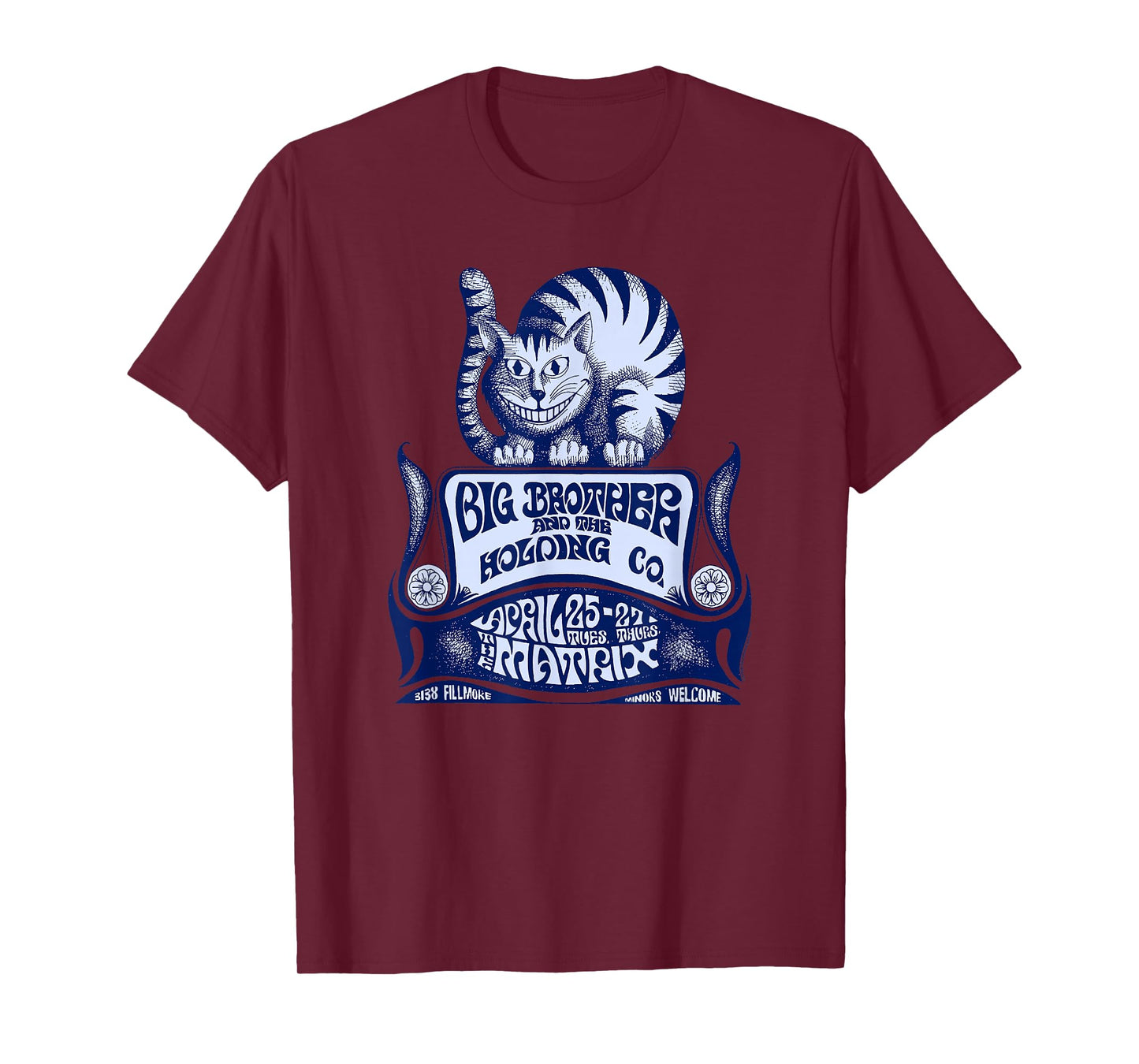 Big Brother & The Holding Company Matrix Cat T-Shirt