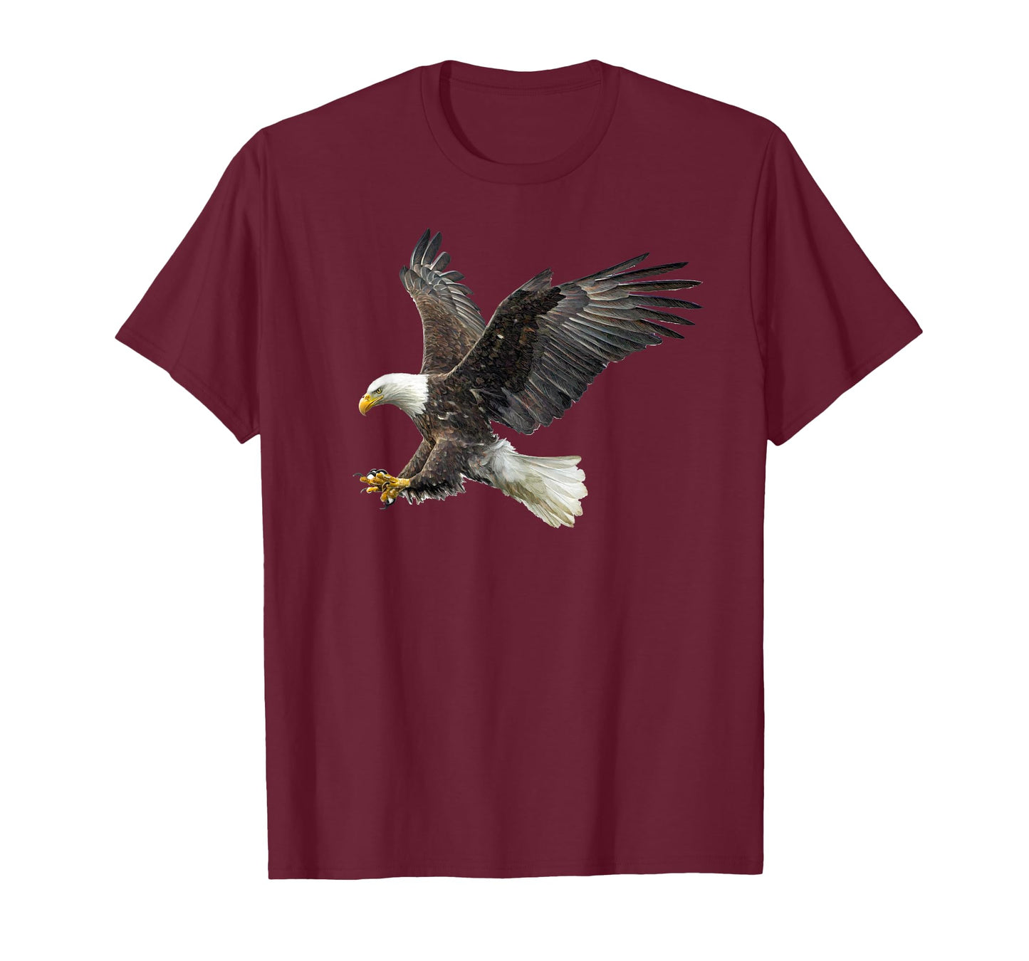 Majestic Flying American Bald Eagle T-Shirt Small