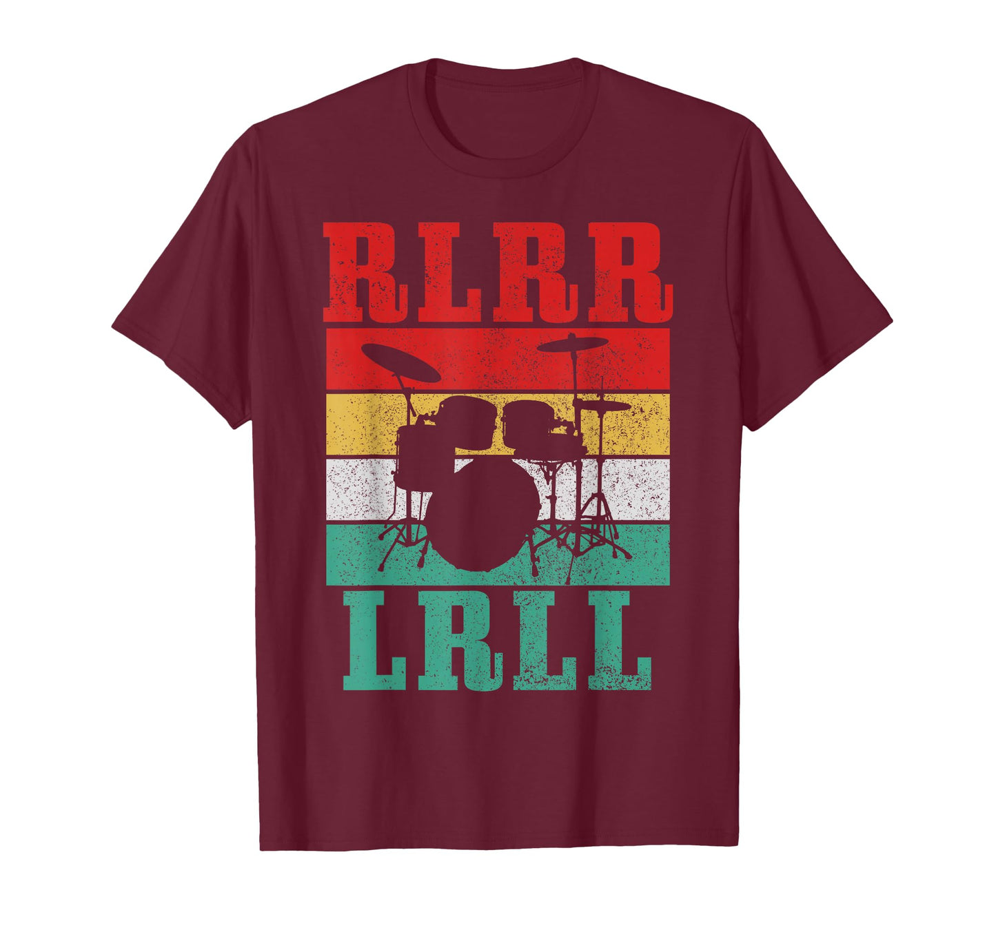 Drummer RLRR LRLL Vintage Drum Kit T-Shirt