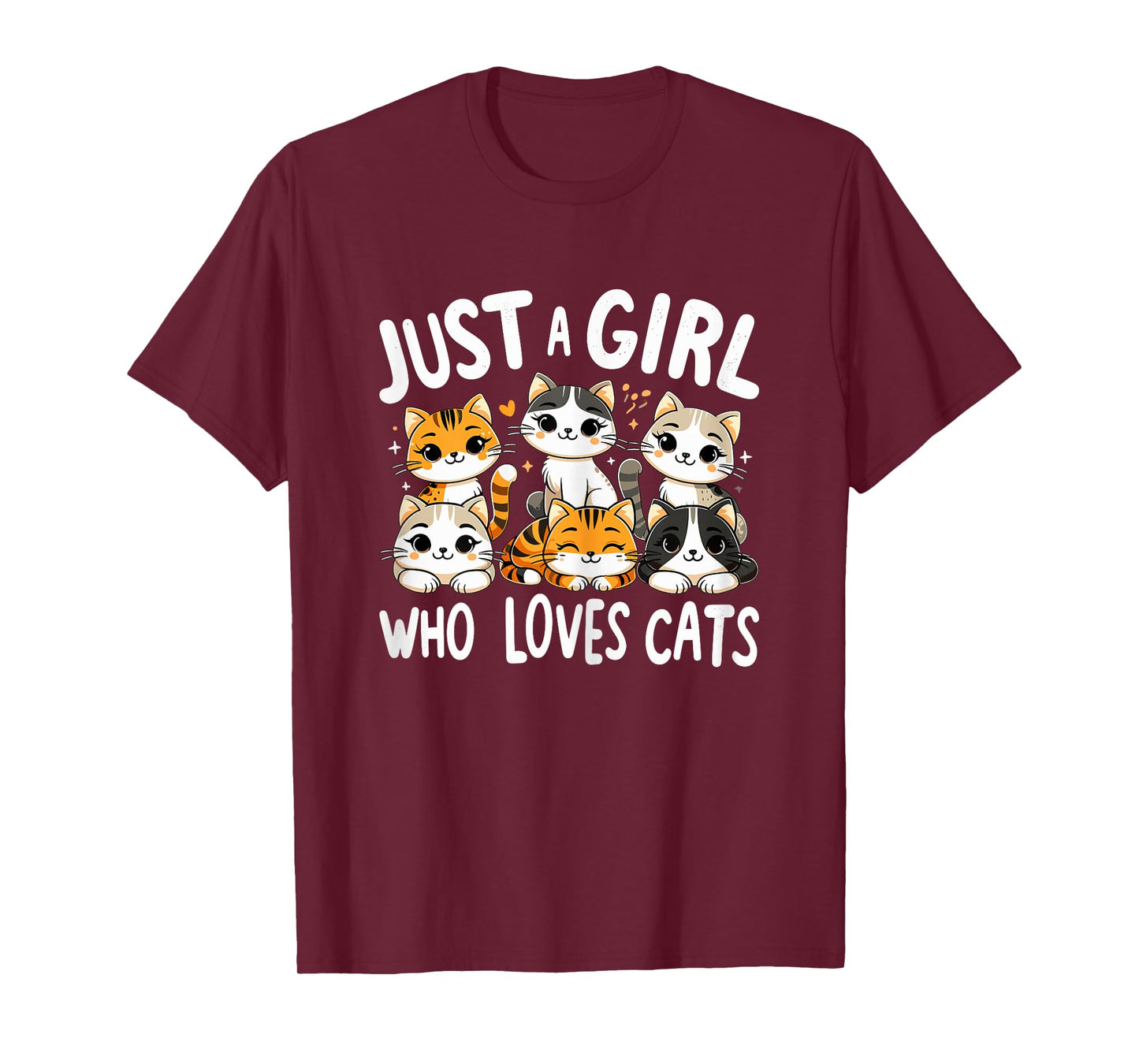 Cats Lover Just A Girl Who Loves Cat T-Shirt