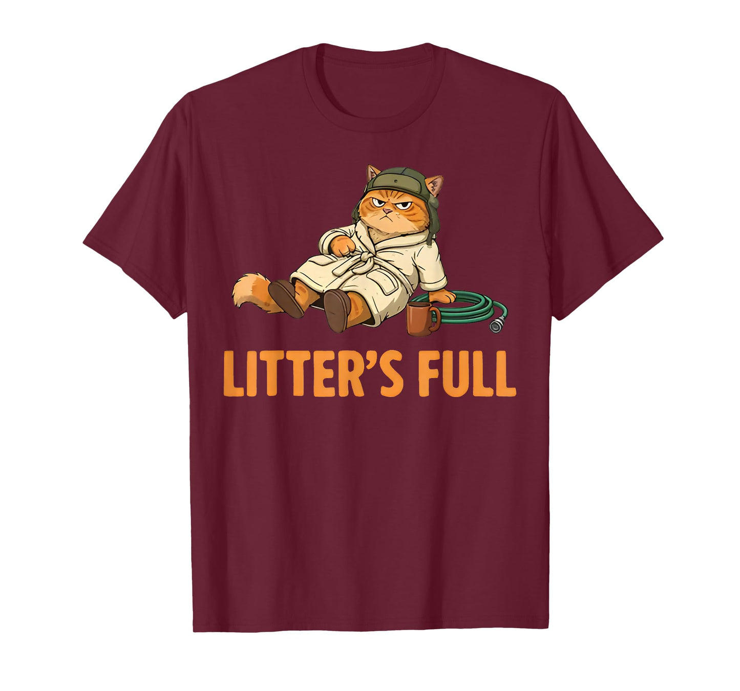 Litter’s Full Cat Parody Tee Christmas Vacation T-Shirt