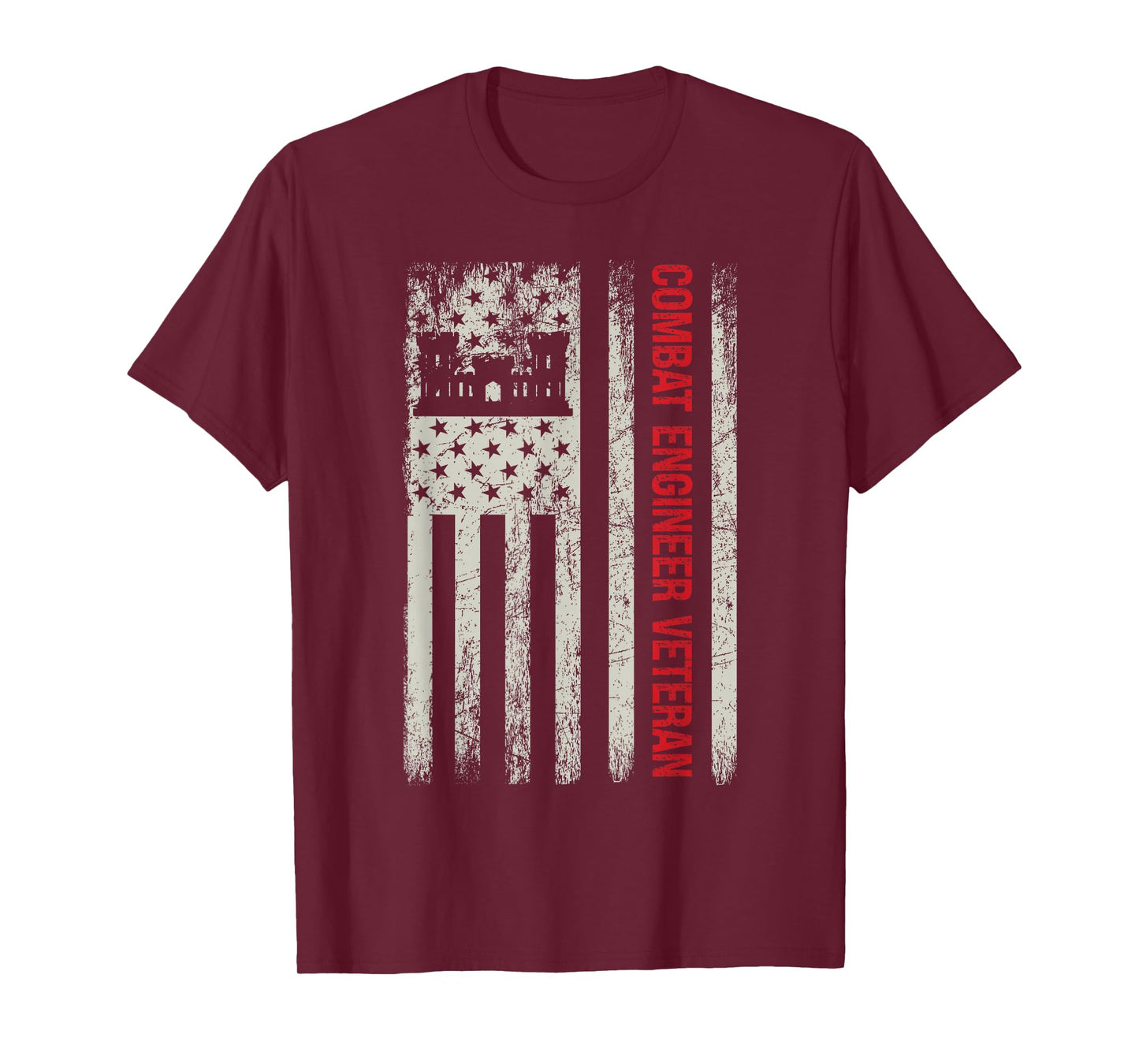 Combat Engineer Veteran Engineering Veteran's Day T-Shirt
