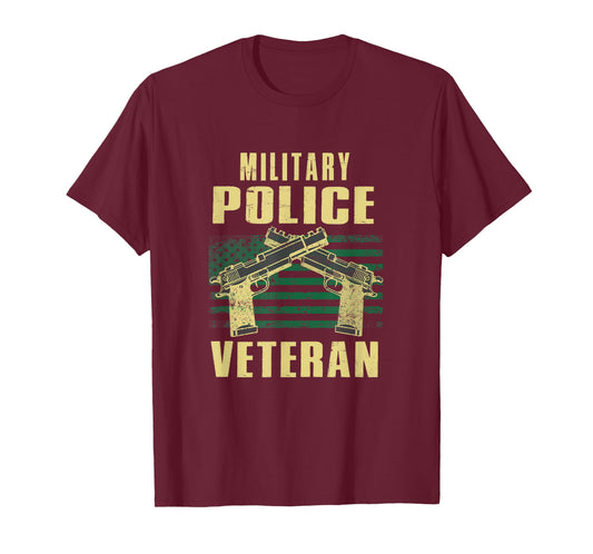 Military Police Veteran America Patriot Cop Military Veteran T-Shirt