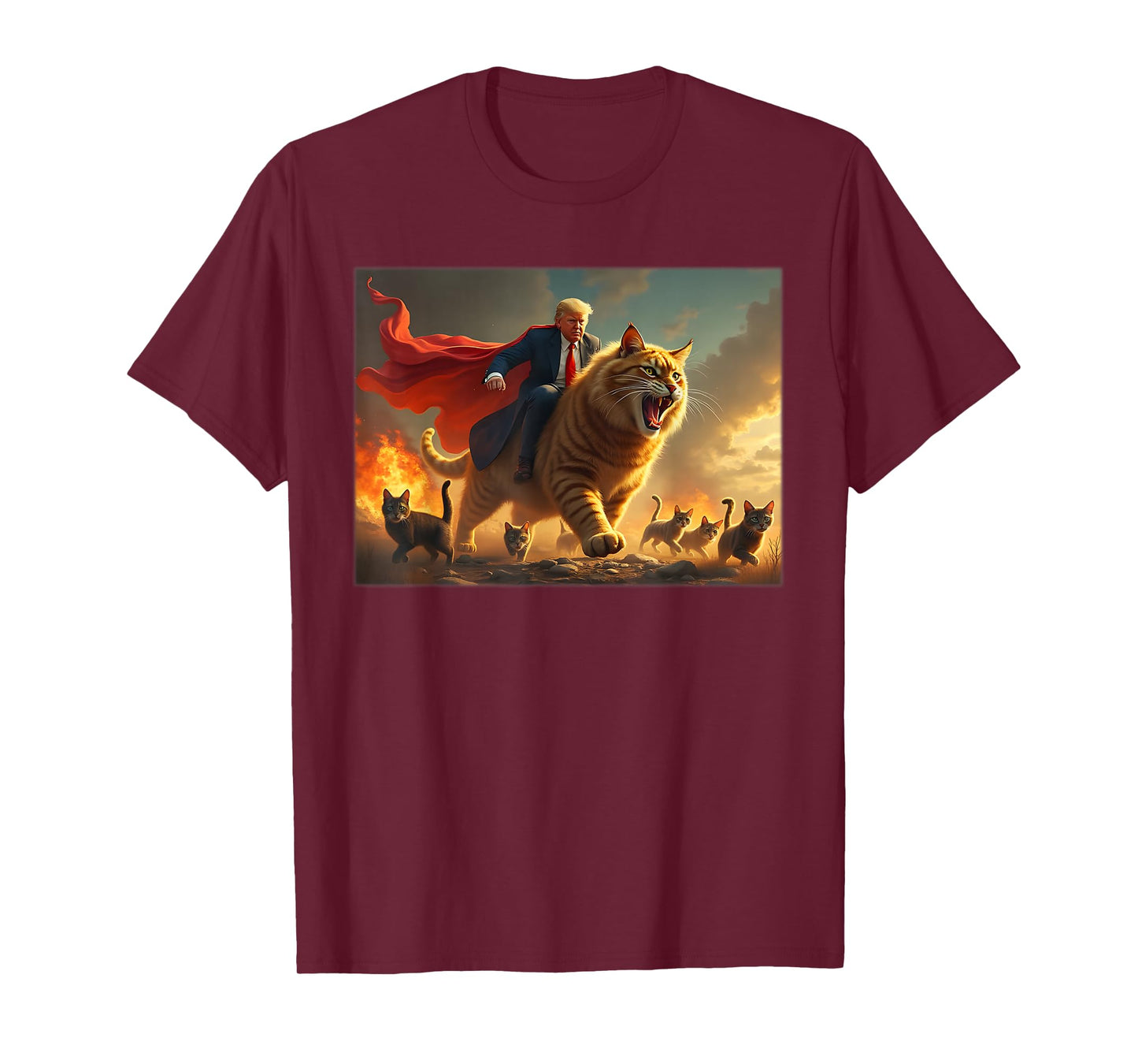 Cats For Trump 2024 Election Meme Donald Trump Sarcastic T-Shirt