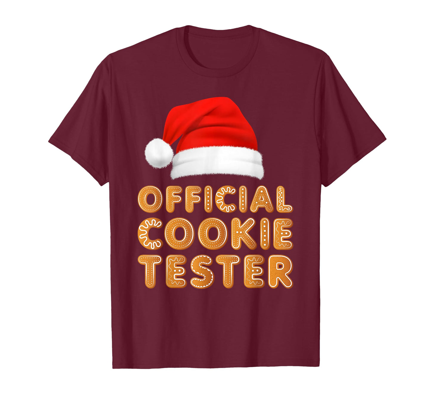Christmas Baking Crew Official Cookie Tester Xmas Pajamas T-Shirt