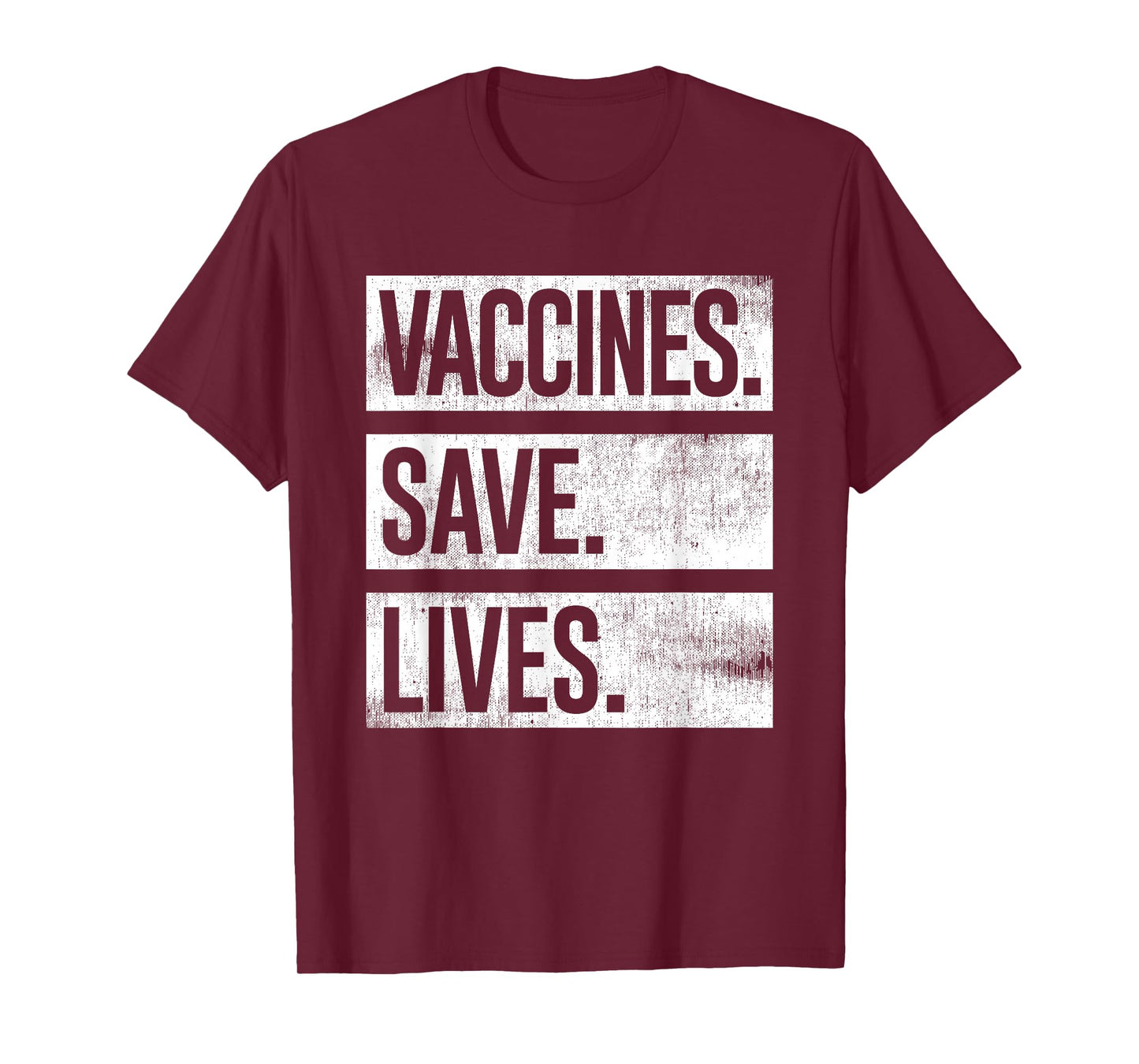 Cool Distressed Pro Vaccine - Vaccines Save Lives T-Shirt