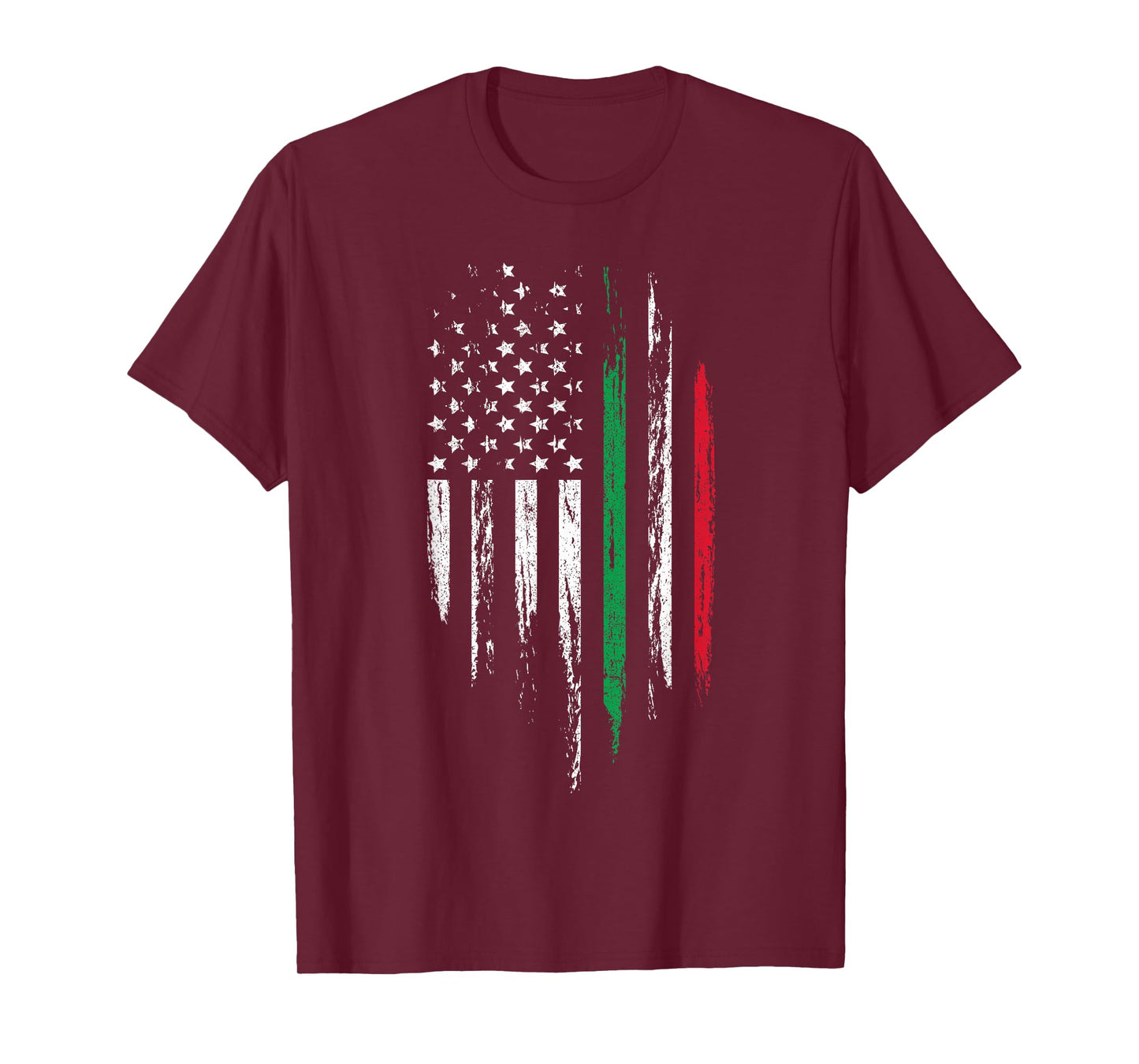 Italian American Flag Combo Italy USA Italia Patriotic Gift T-Shirt
