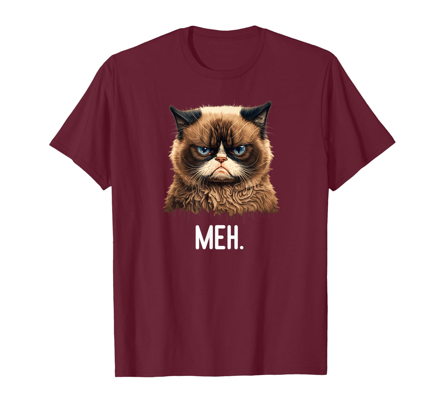 Cat Meh Funny Cat Lover Kitten Quotes Men women T-Shirt