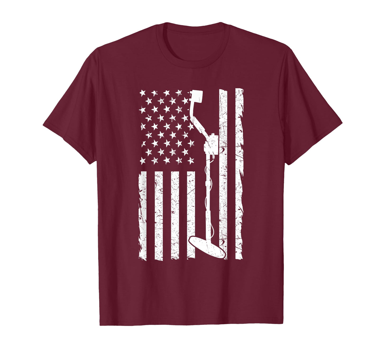 American Flag Metal Detector T-Shirt