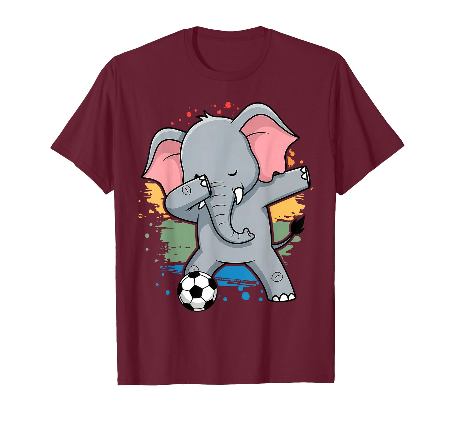 Dabbing Elephant - Soccer Lovers Jersey Football Fans Sport T-Shirt