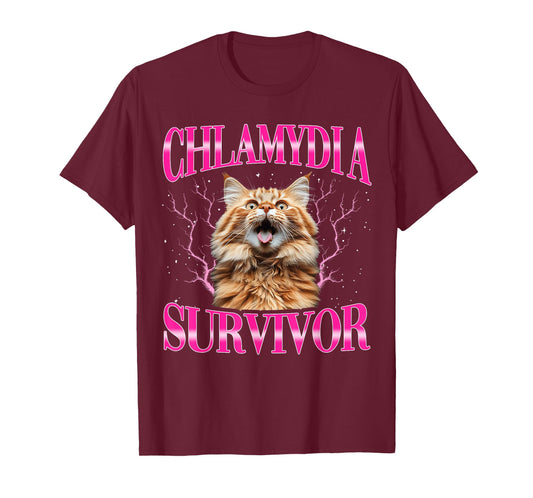Chlamydia Survivor Cat T-Shirt