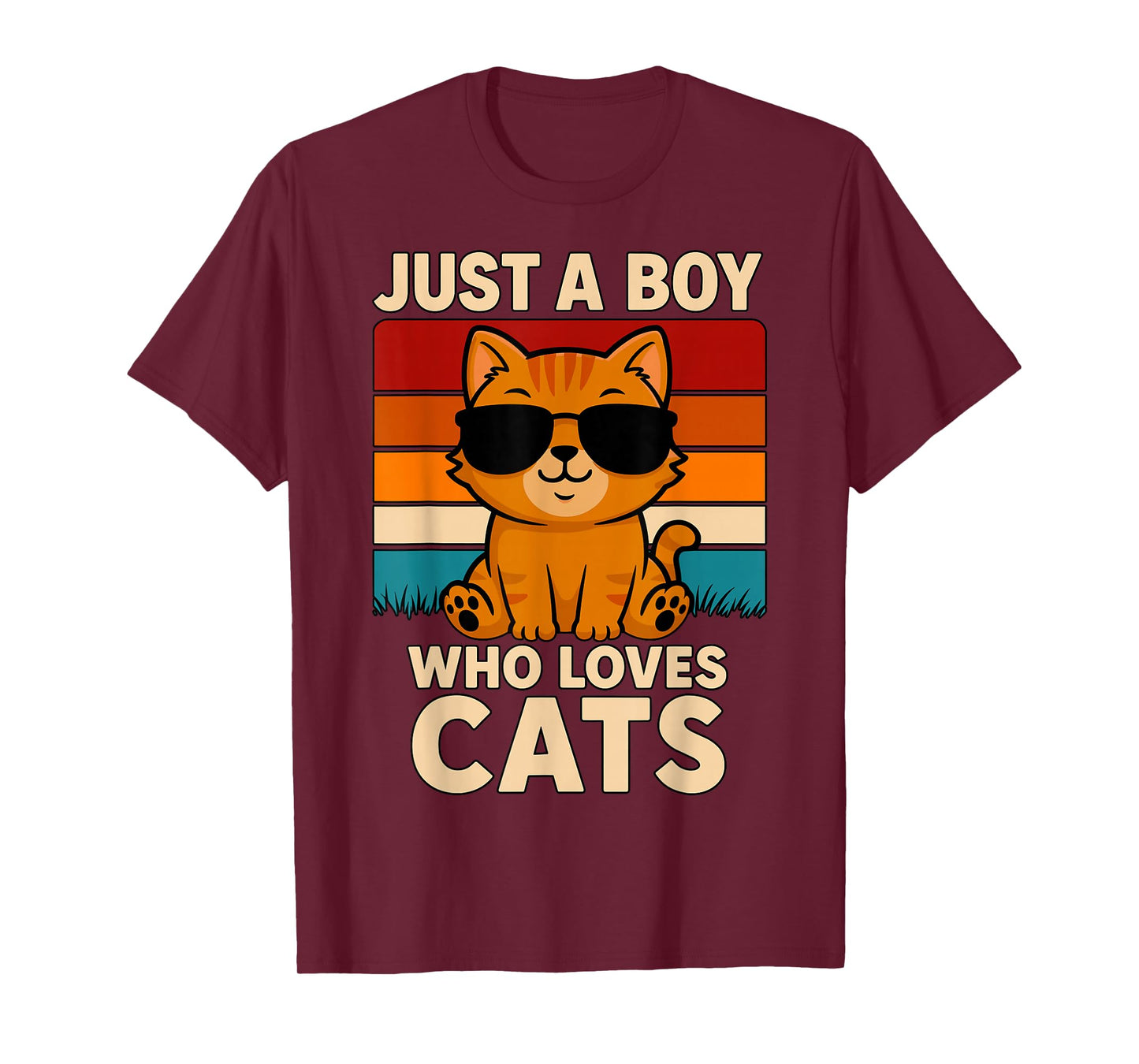 Just a Boy who Loves Cats T-Shirt