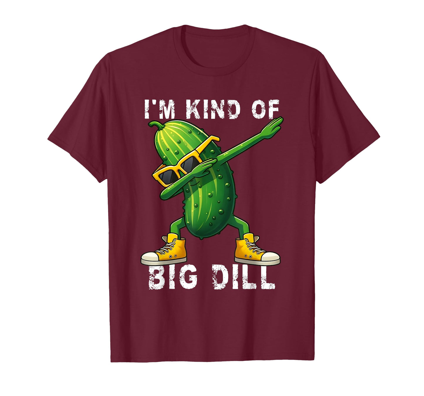 I’m Kind Of Big Dill Pickle Dabbing Halloween Cucumber T-Shirt
