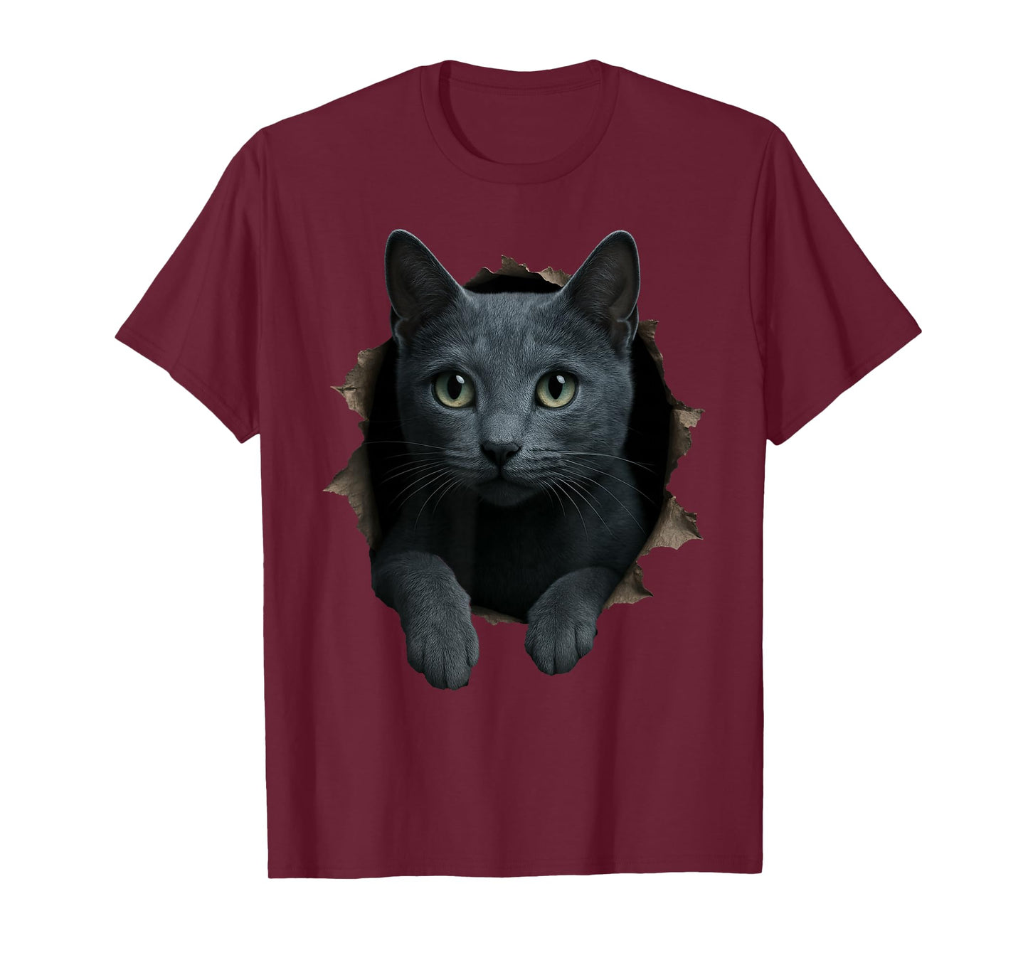 Russian Blue Cat Lovers Adorable Animal Pet Cat Owners T-Shirt