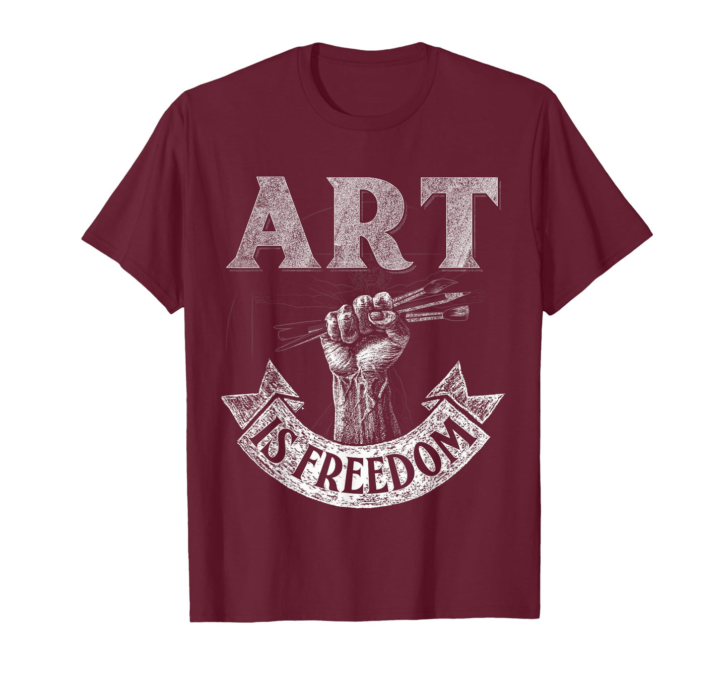 Art is Freedom great t shirt for artists who love to draw T-Shirt