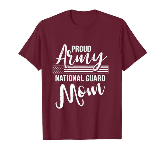 Military Mom - Army Gifts - Proud Army National Guard Mom Long Sleeve T-Shirt