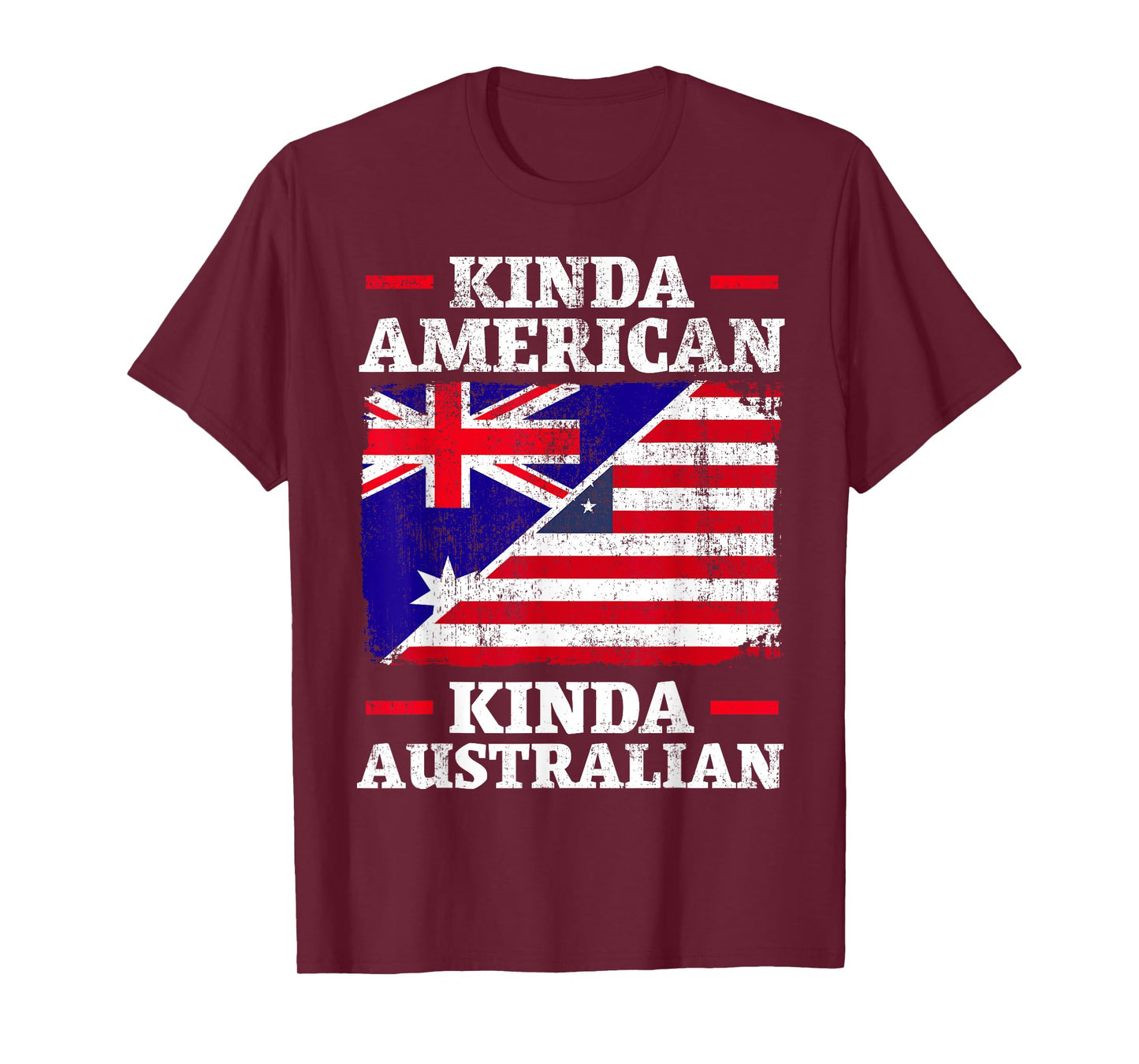 Kinda American Kinda Australian America Australia USA T-Shirt